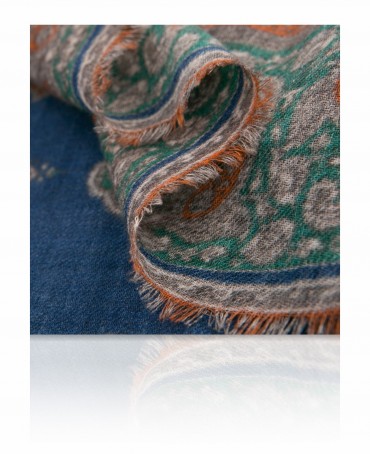 Палантин Унисекс W70.TW4-SK141/BLUE